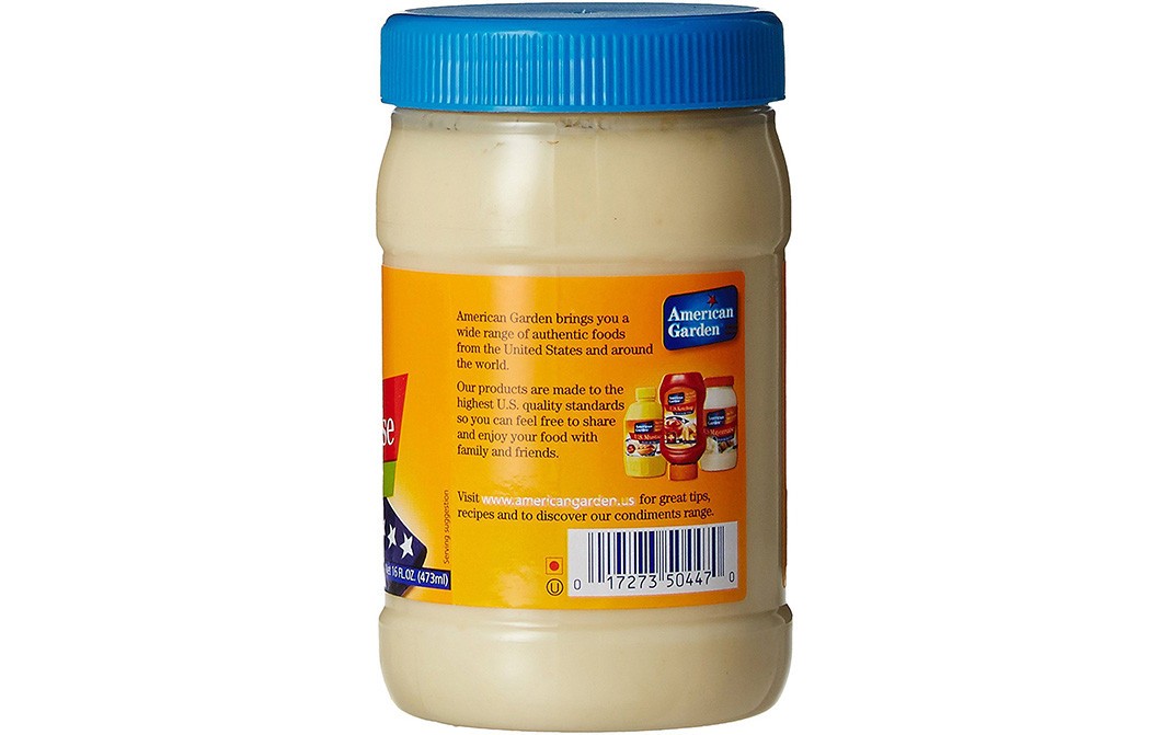 American Garden U.S. Mayonnaise Garlic    Plastic Jar  473 millilitre